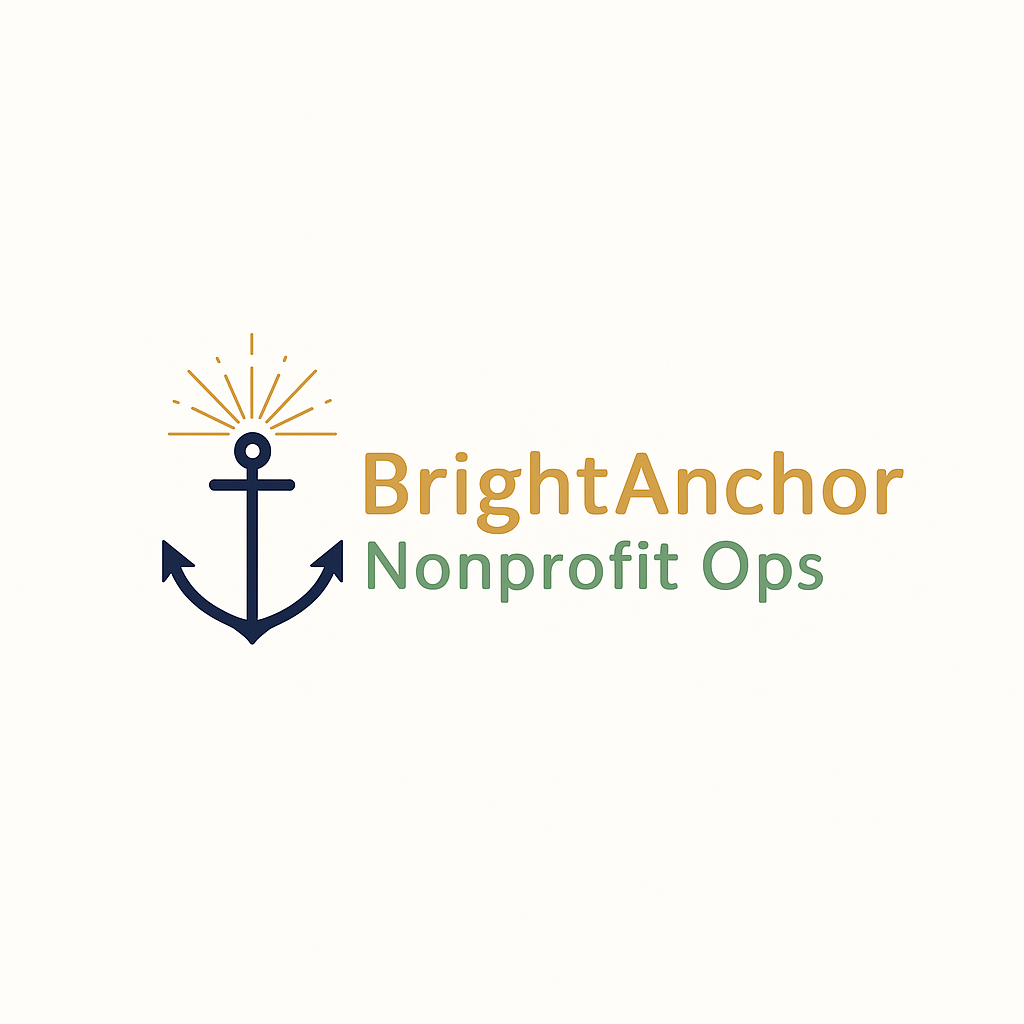 BrightAnchor Nonprofit Ops Logo